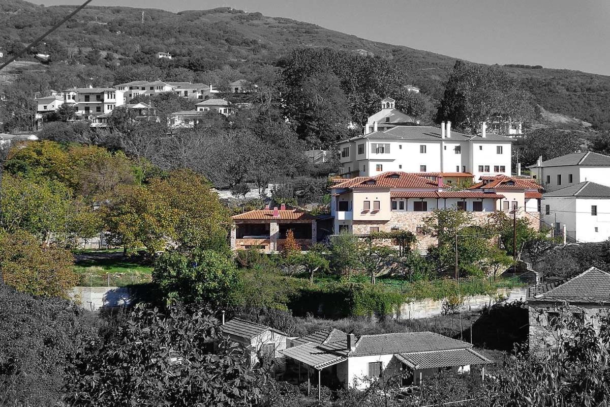 Klio Guesthouse Portaria  Bagian luar foto